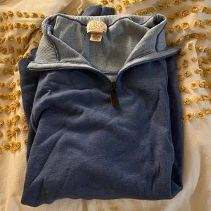 Light Blue Jos. A. Bank 1/4 Zip